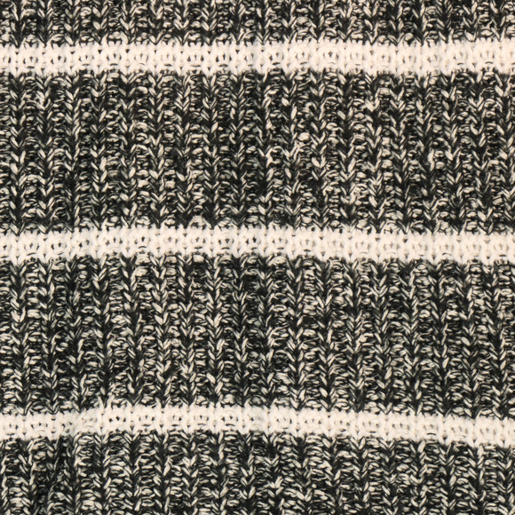 Chaps Sweater Women Small Gray and White Stripe Flare Sleeve Tunic Cotton Blend - Picture 6 of 8